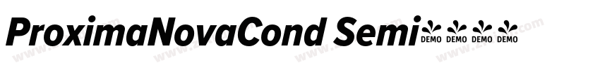 ProximaNovaCond Semi字体转换